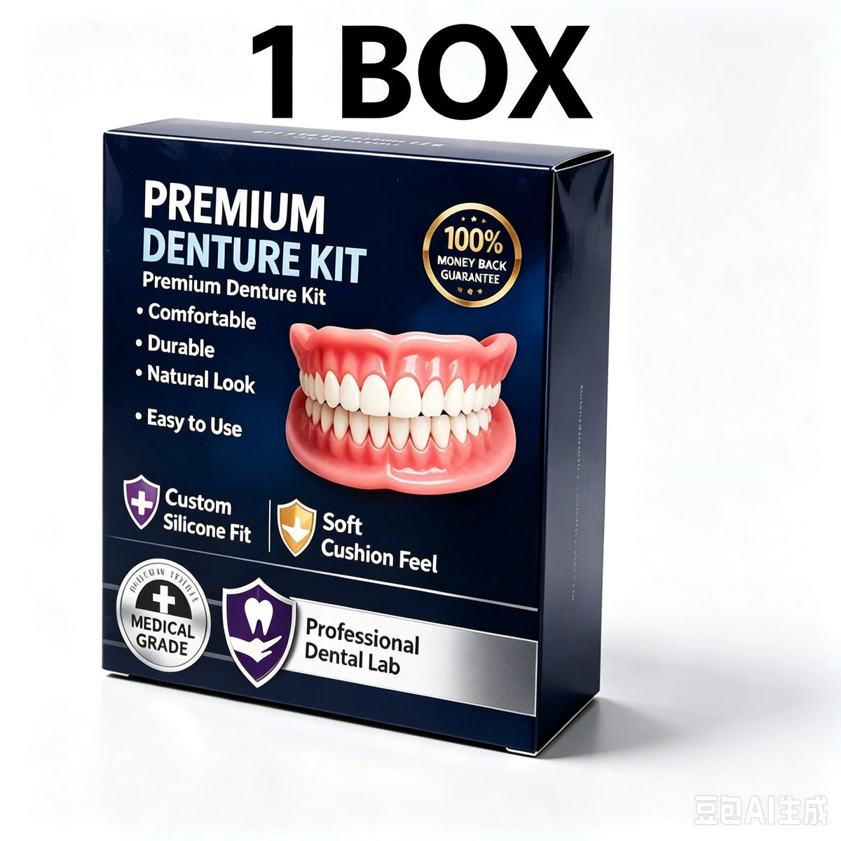 Temporary Silicone Cosmetic Smile Teeth Kit
