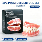 Custom Fit Silicone Cosmetic Dentures