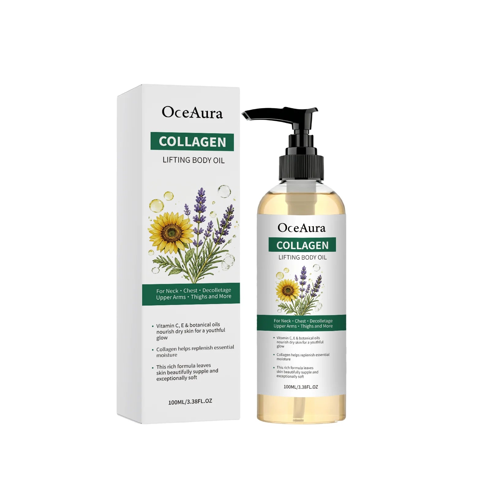 Collagen Nourishing Body Oil for Smooth Hydrated Skin - 13