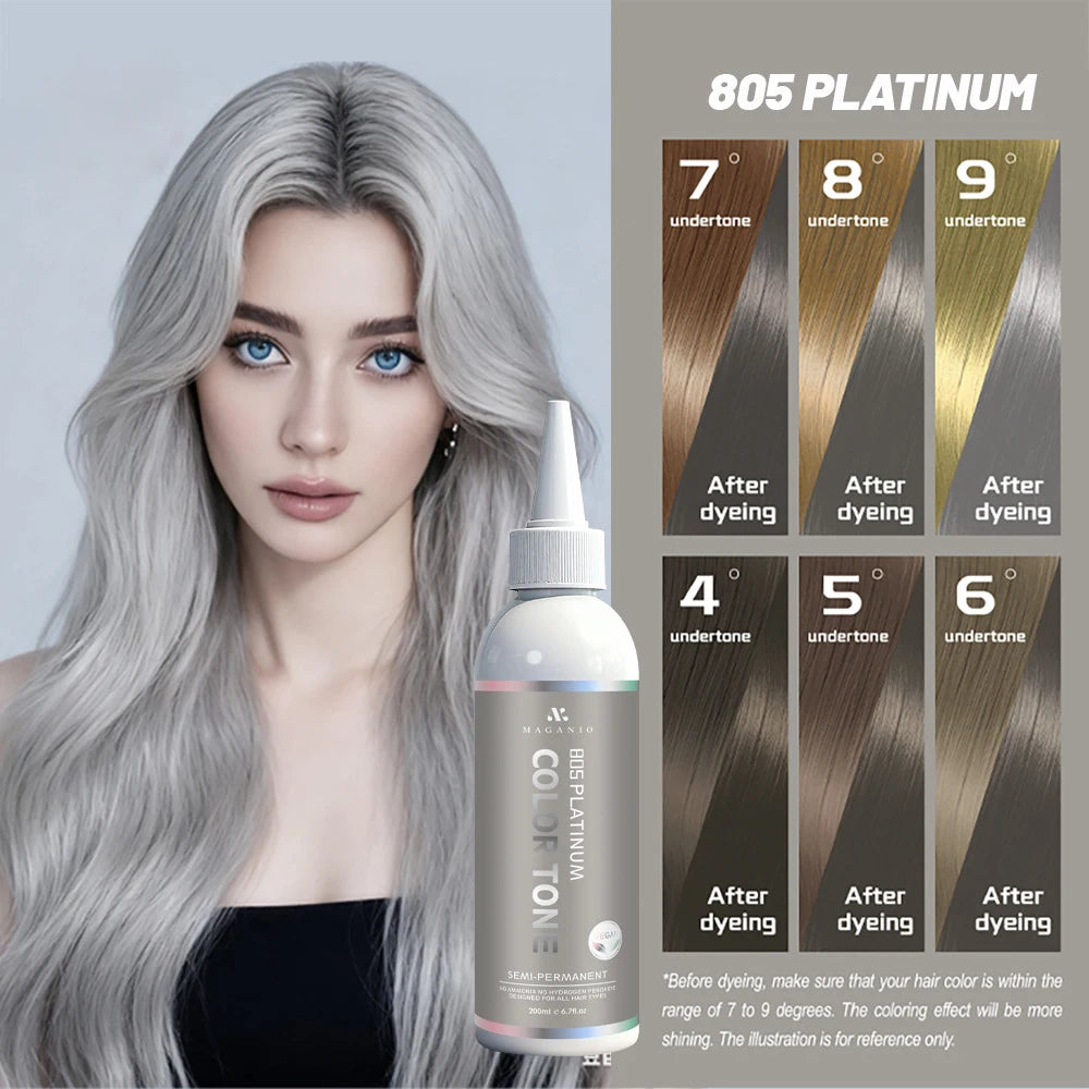 Semi-Permanent Plant-Based Hair Color Dye 200ml