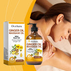 Relaxing Ginger Body Massage Oil for Muscle Relief