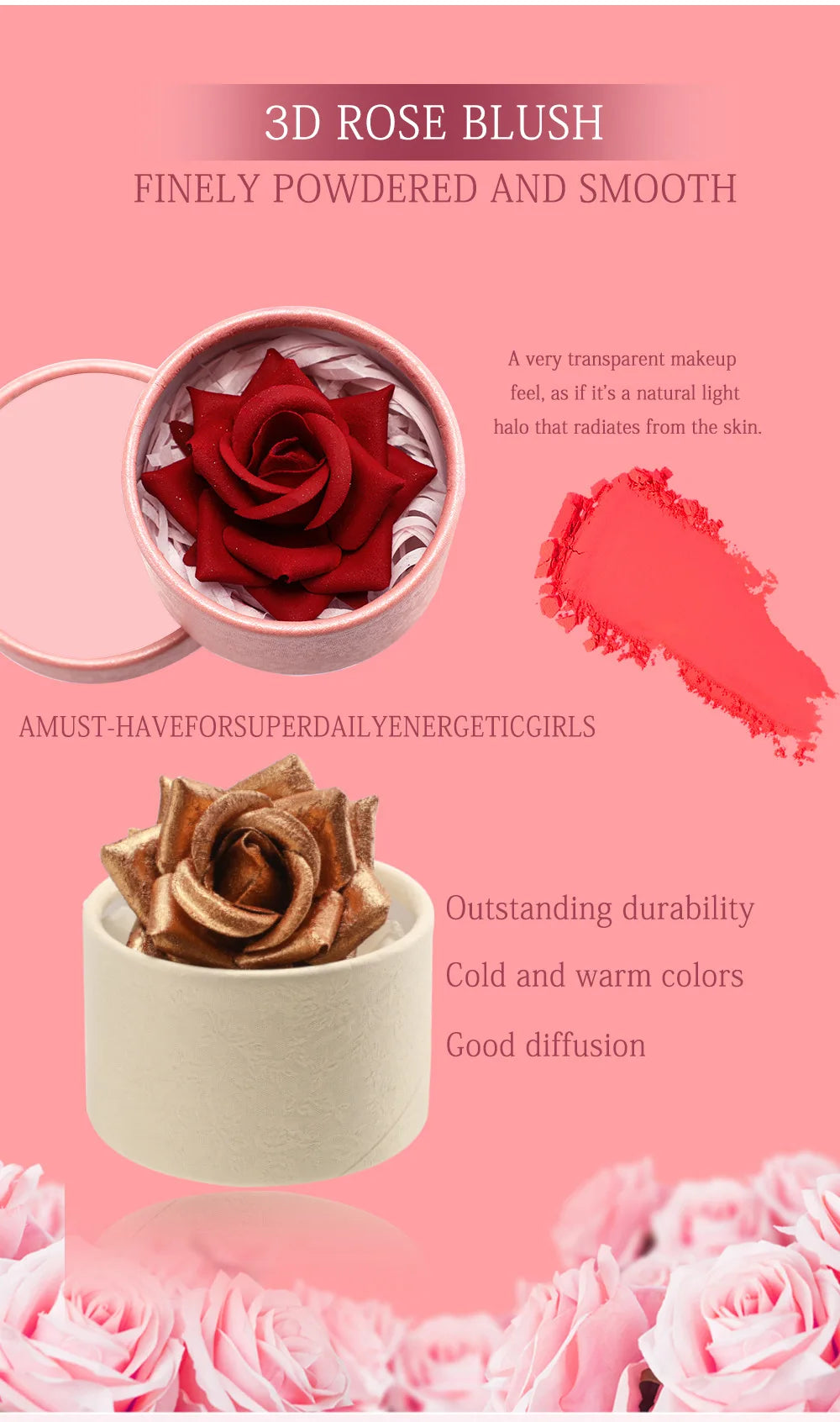 3D Rose Petal Blush for a Natural Radiant Complexion - 9