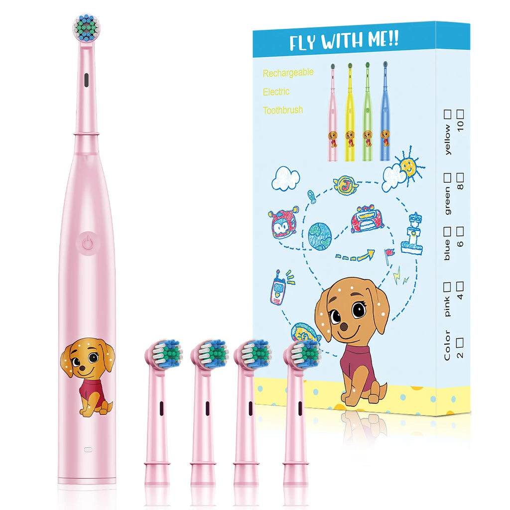Rechargeable Sonic Electric Toothbrush for Kids
