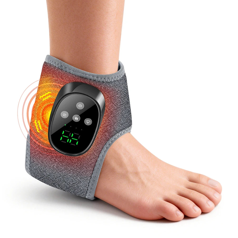 Heated Cordless Ankle Massage Wrap for Pain Relief