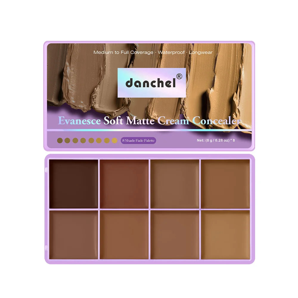 8-Shade Cream Concealer and Contour Palette