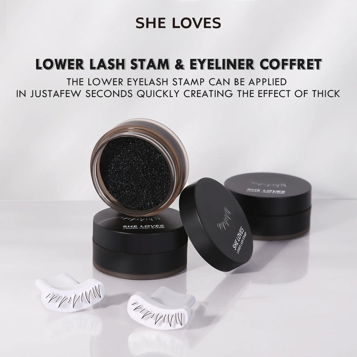 Easy Lower Eyelash Makeup Stamp Tool