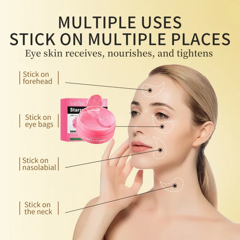 Rose Collagen Hydrating Eye Mask Patches
