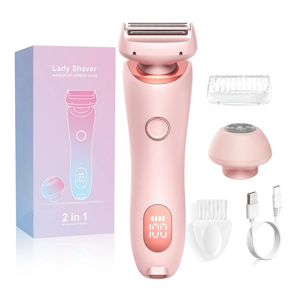 Pain-Free Electric Shaver for Women Body and Facial Hair