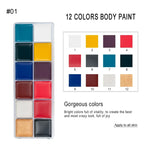 Professional Face and Body Painting Makeup Kit for Halloween