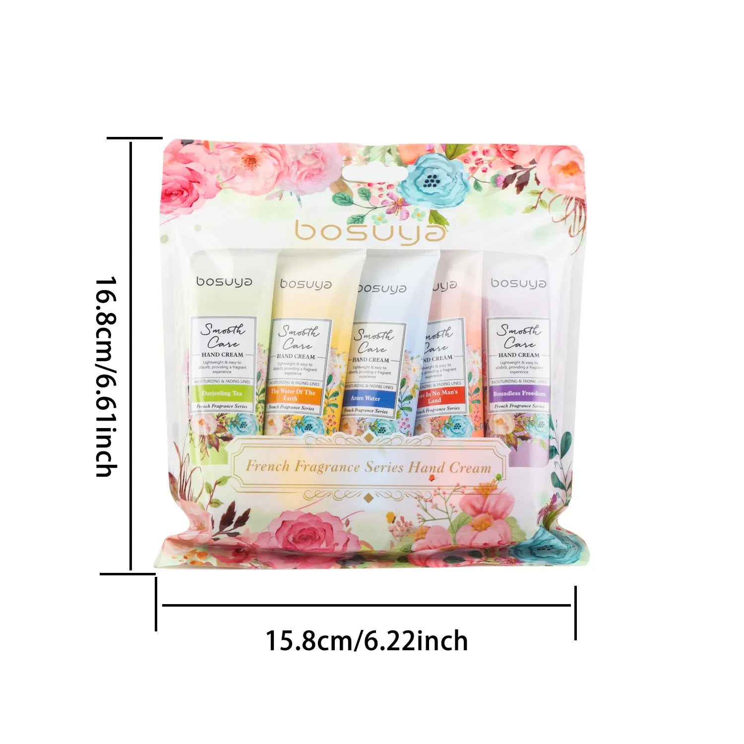 Moisturizing Floral Hand Cream Set for Dry Skin - 4