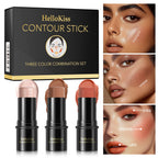 3-Piece Cream Contouring and Highlighting Makeup Set