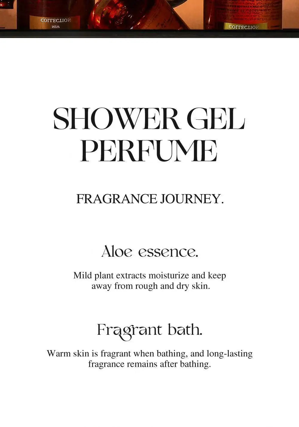 Long-Lasting Fragrance Perfumed Shower Gel