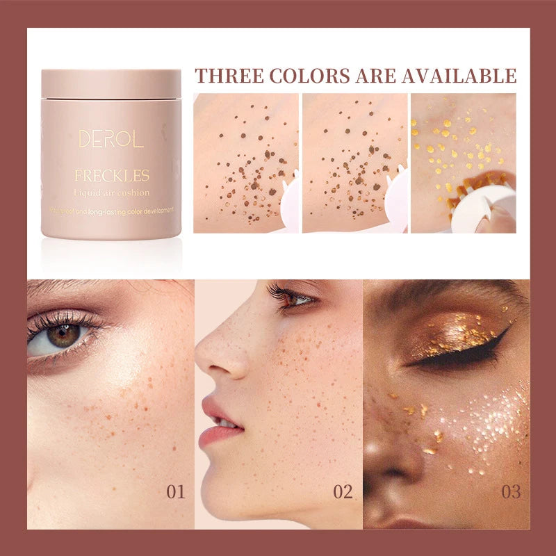 Natural Simulation Freckle Stamp Cushion for Face