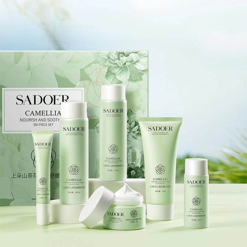 Camellia Nourishing and Soothing 6-Piece Skincare Set - 1