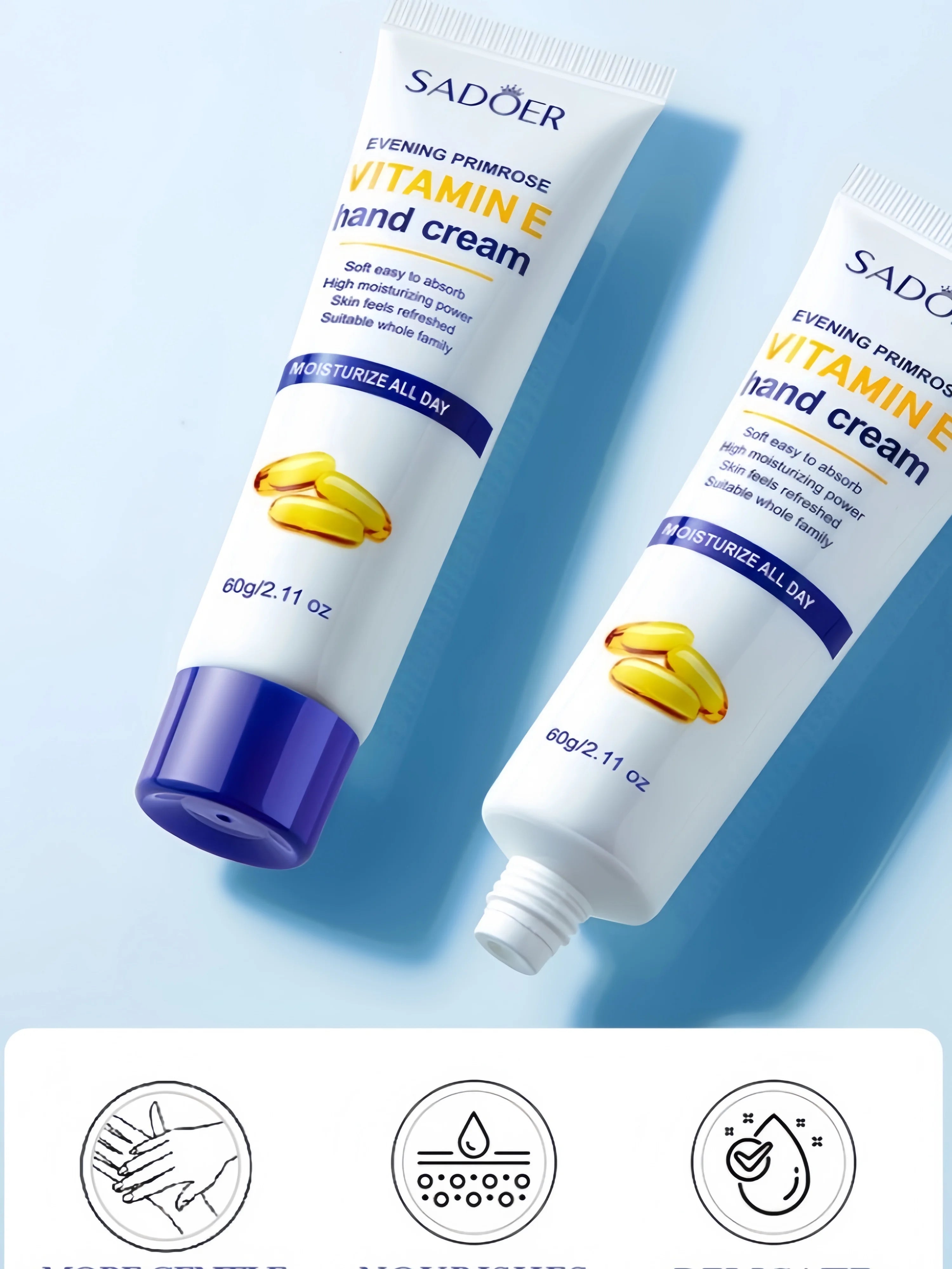 Vitamin E Moisturizing Hand Cream for Smooth Skin - 7