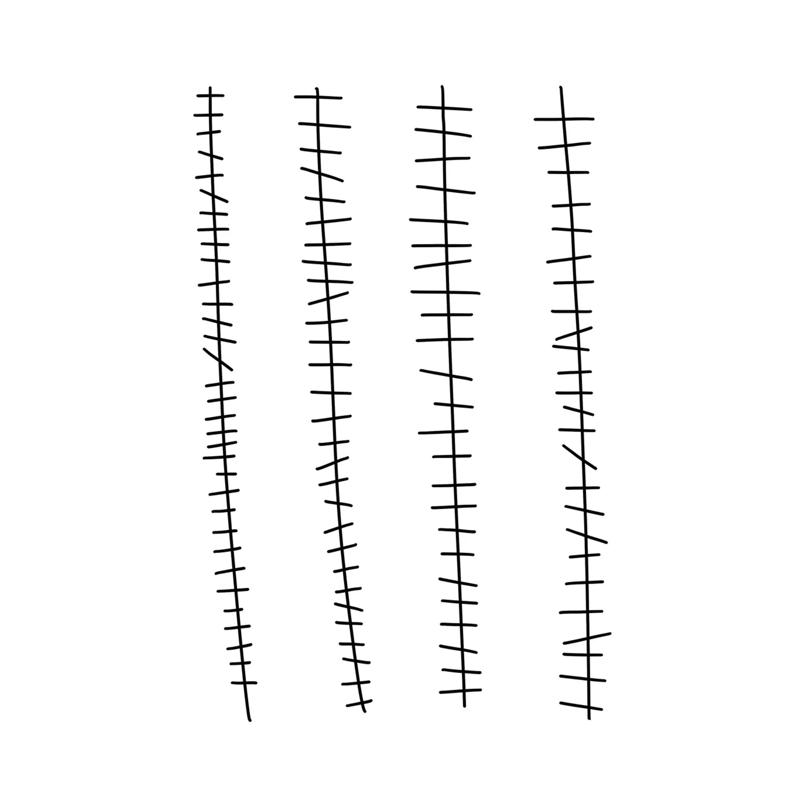 Realistic Scar Effect Temporary Tattoo Stickers - 5