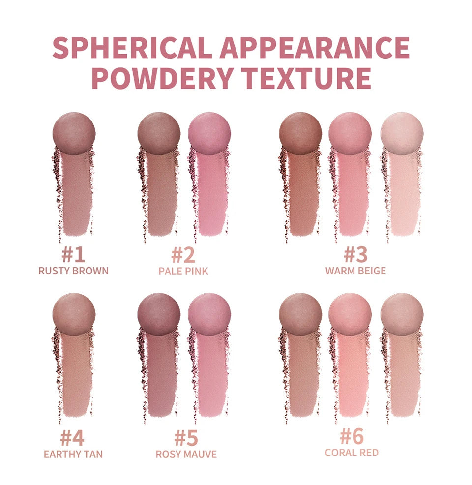 Shimmering Spherical Blush Powder Beads - 14