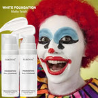 Pure White Liquid Foundation for Cosplay and Stage Makeup