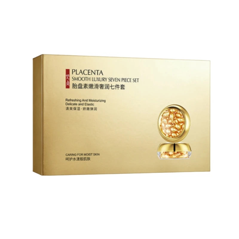 Placenta Nourishing 7-Piece Facial Skincare Set
