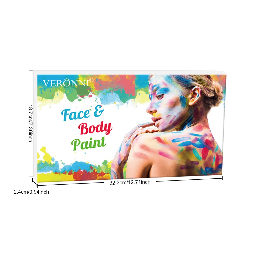 All-in-One Professional Face and Body Painting Makeup Kit