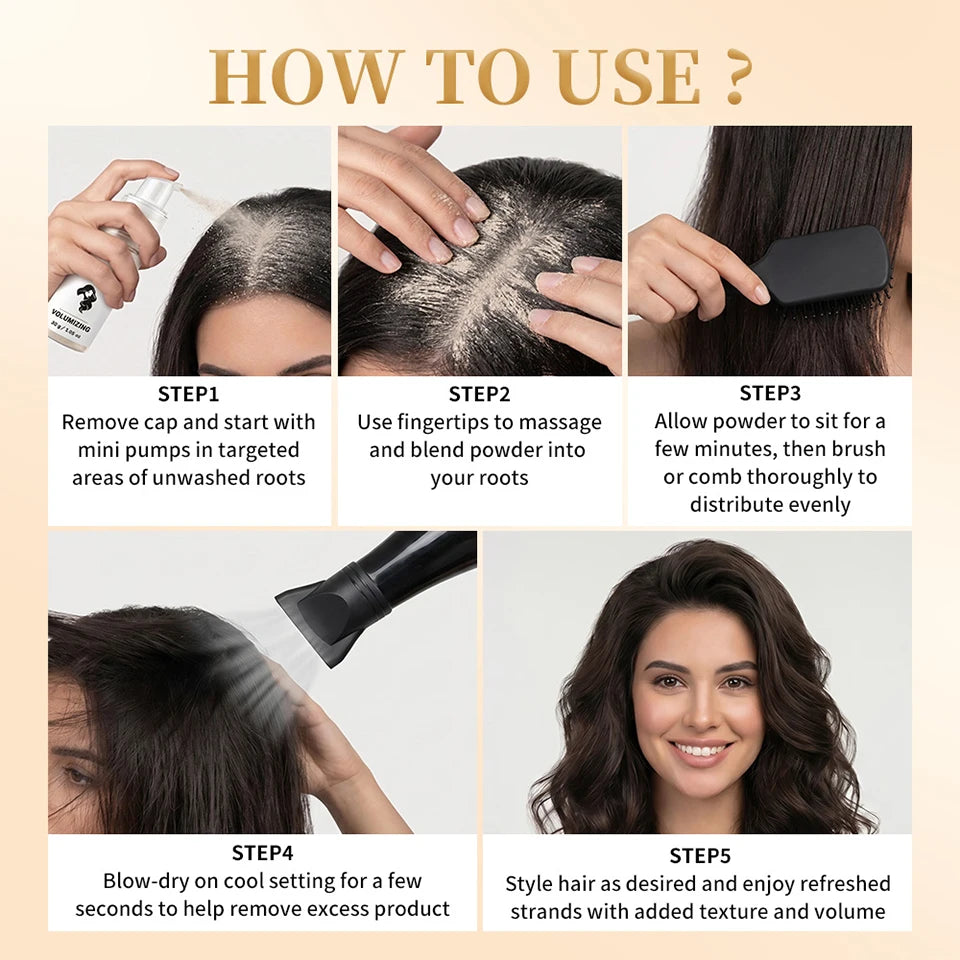Volumizing Dry Shampoo Powder for Instant Oil Control - 13