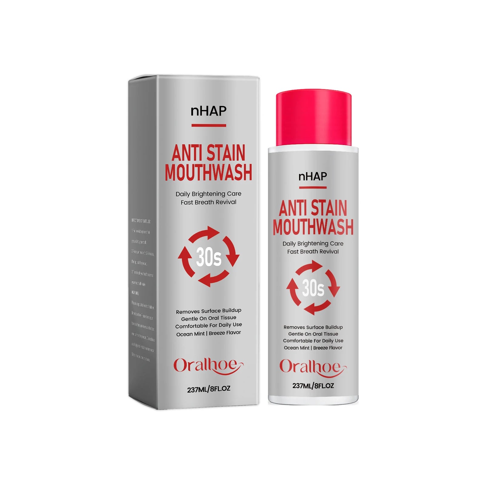 Anti-Stain Whitening Mouthwash for Fresh Breath - 7