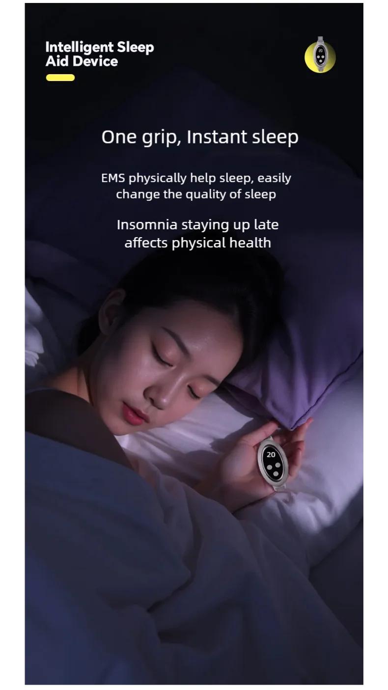 Microcurrent Handheld Sleep Aid Device - 11