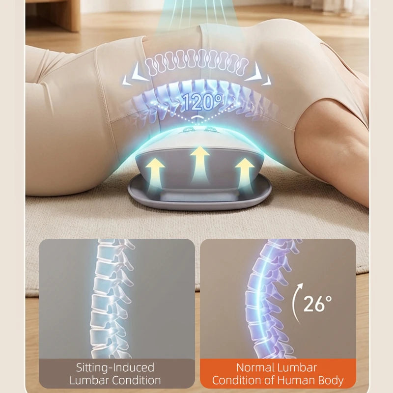 Electric Lumbar Traction Massager for Back Pain Relief - 3