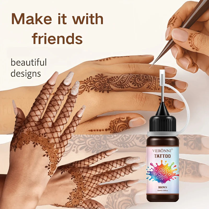 Temporary DIY Tattoo Paste for Festivals and Body Art - 9