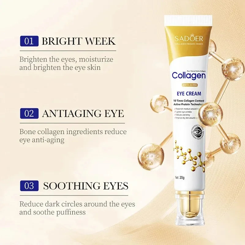 Collagen Firming Eye Cream for Anti-Wrinkle Care - 7