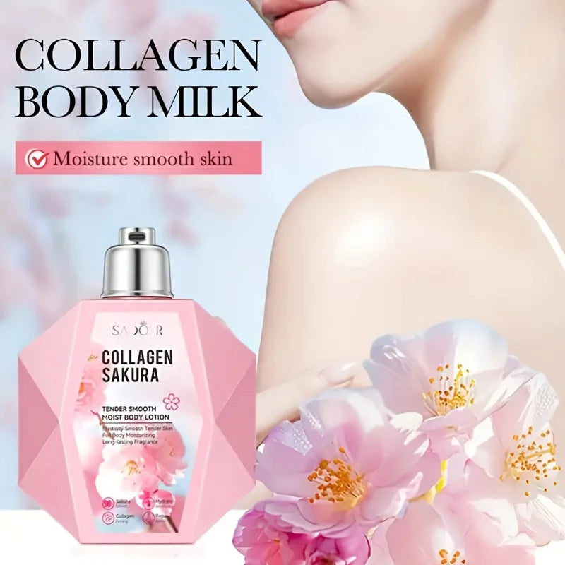 Collagen Sakura Moisturizing Body Lotion for Smooth Skin