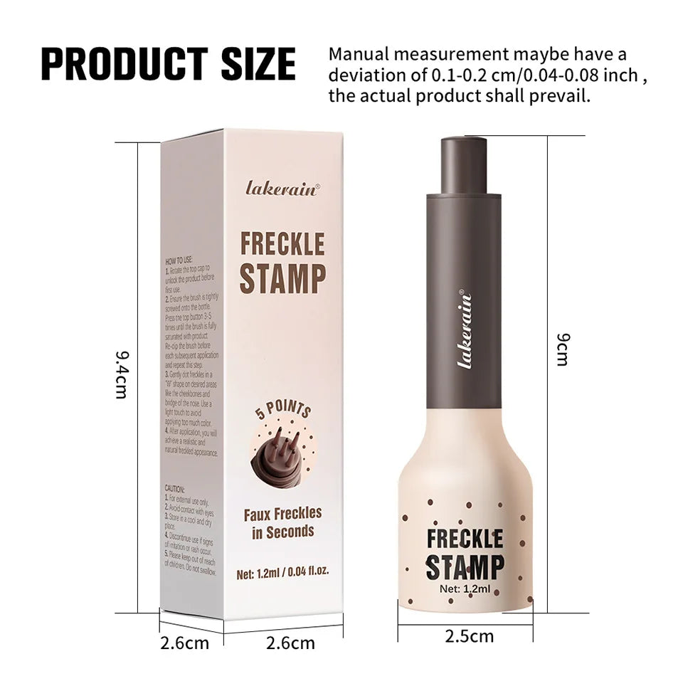 Waterproof Faux Freckle Stamp Pen for Natural Makeup Look