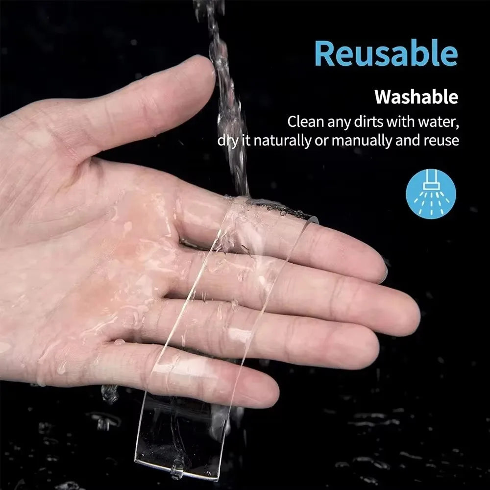 Heavy-Duty Transparent Double-Sided Mounting Tape
