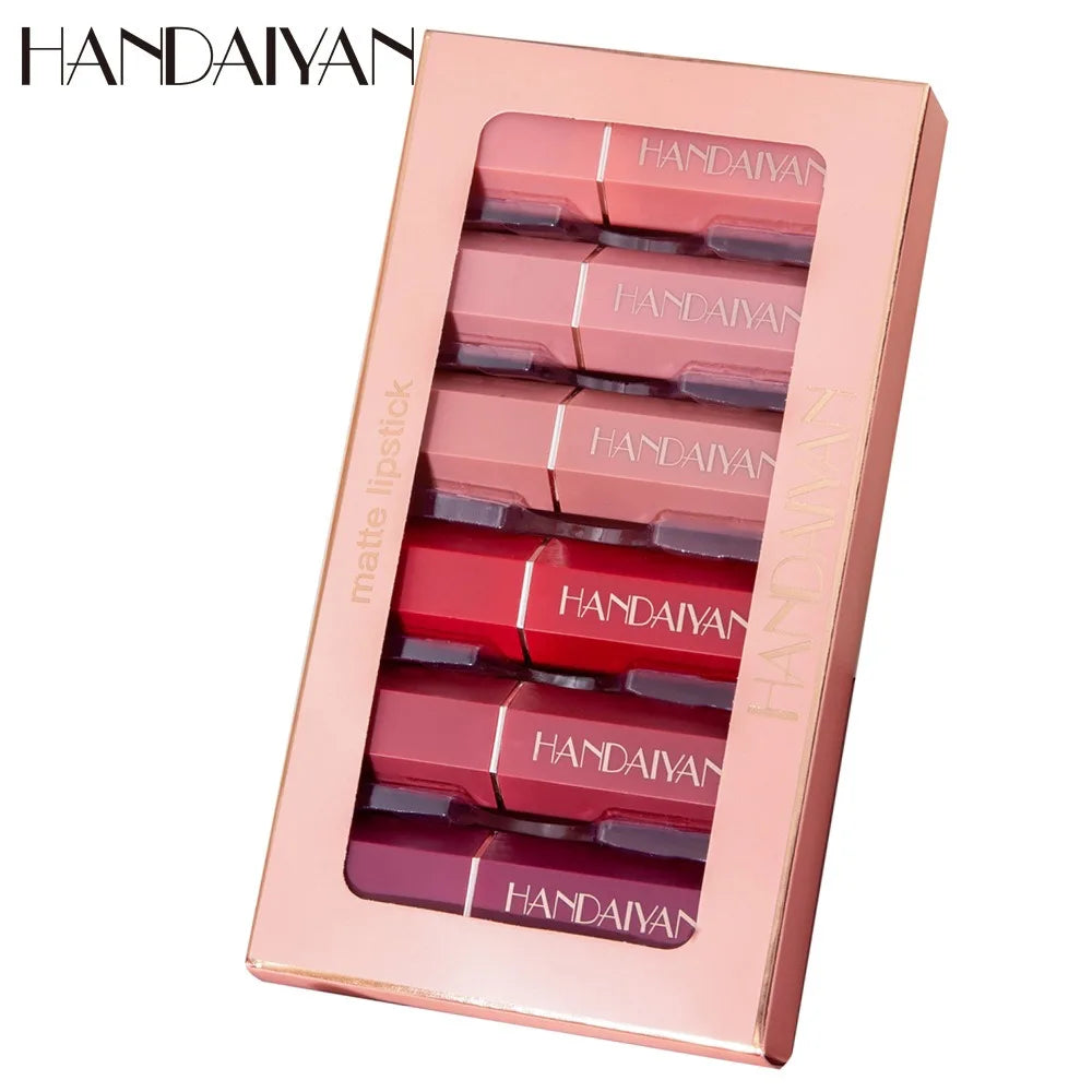 Velvet Matte Lipstick Set for Long-Lasting Wear