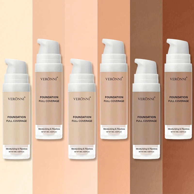 Full Coverage Waterproof Liquid Foundation for Flawless Skin - 7