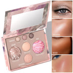 All-in-One Travel Makeup Palette for Face and Eyes