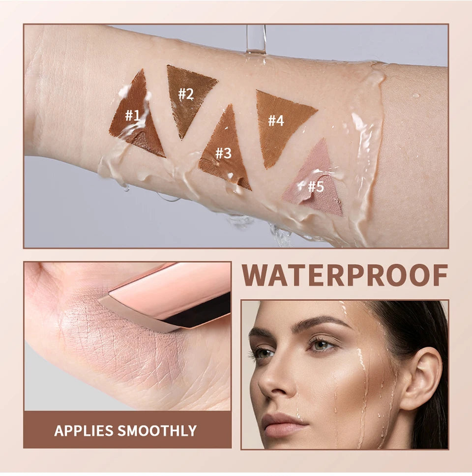Cream Bronzer and Contour Stick for Sculpted Face Makeup - 12