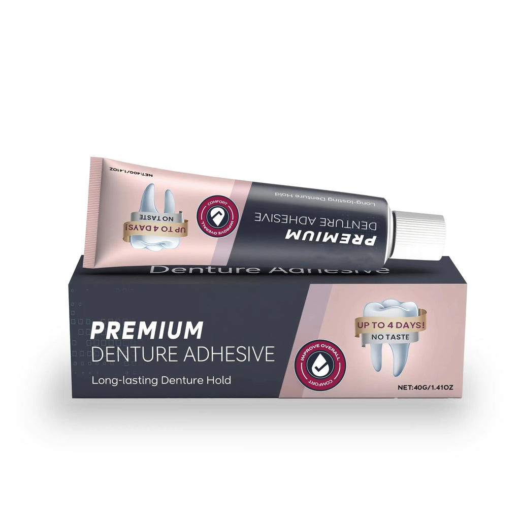 Waterproof Zinc-Free Denture Adhesive Cream