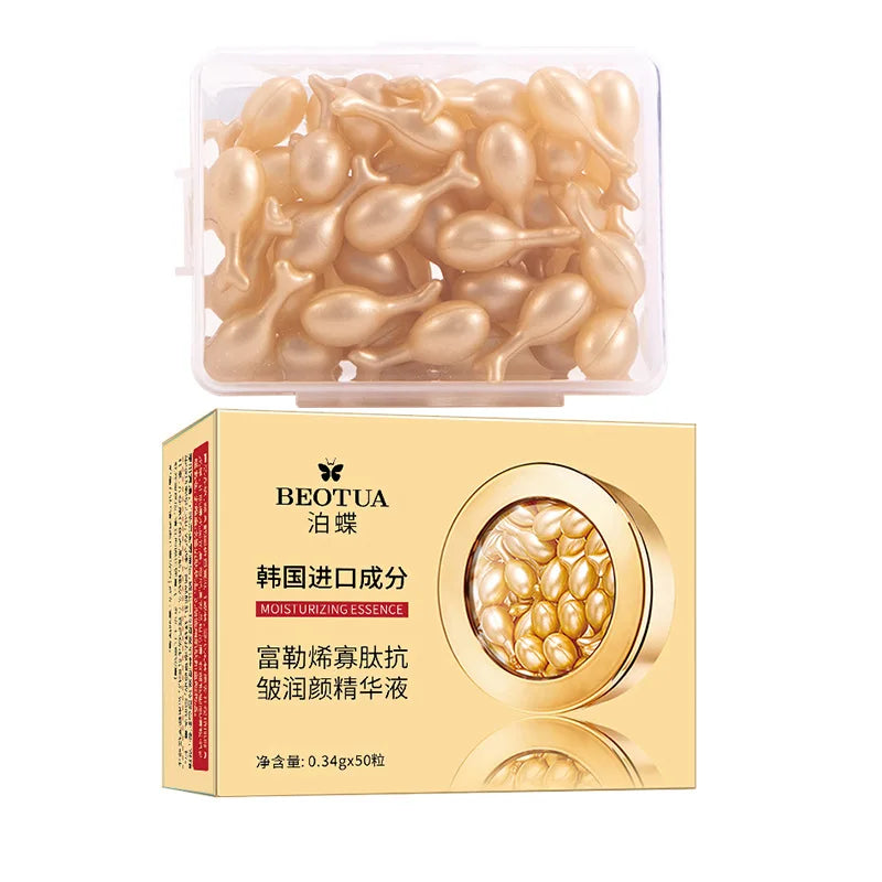 Fullerene Oligopeptide Moisturizing Facial Serum Capsules