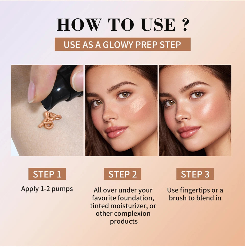 Dewy Liquid Highlighter and Illuminator Gel