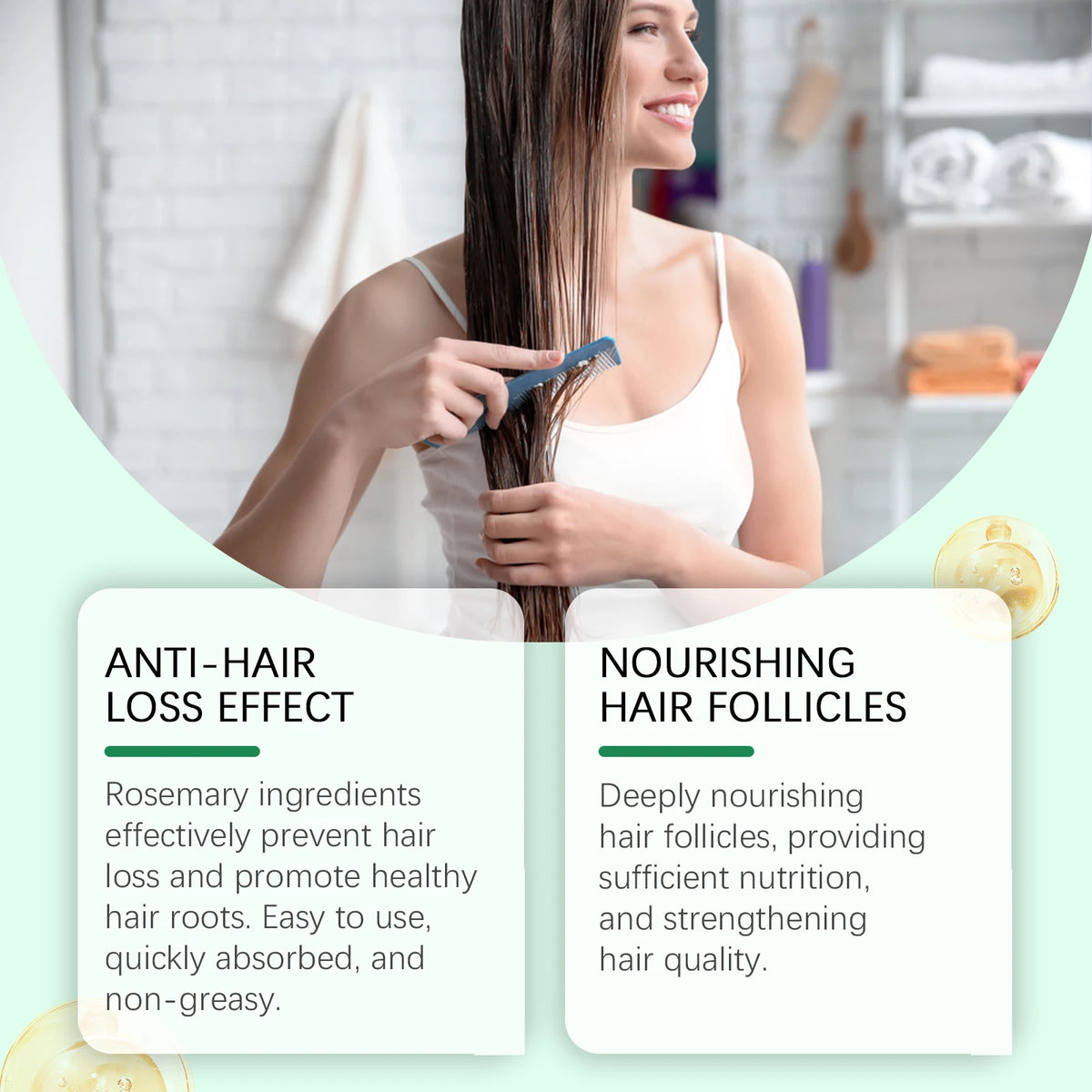 Rosemary Essential Oil for Hair Growth and Scalp Nourishment