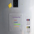 Magnetic Acrylic Dry Erase Refrigerator Message Board