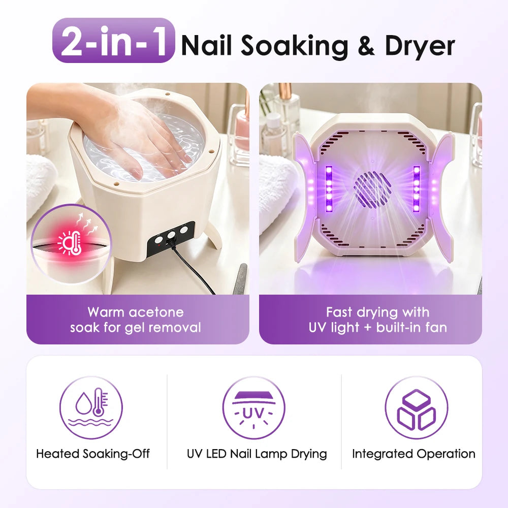 2-in-1 Electric Nail Polish Remover and Dryer
