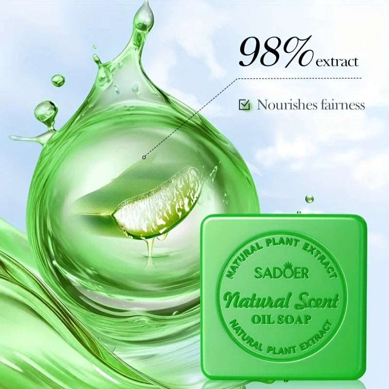 Aloe Vera Moisturizing Cleansing Bar for Face and Body