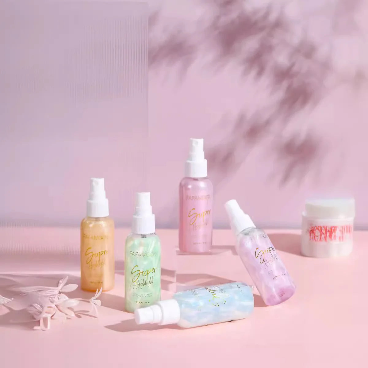 Shimmer Body and Face Glitter Highlighter Spray