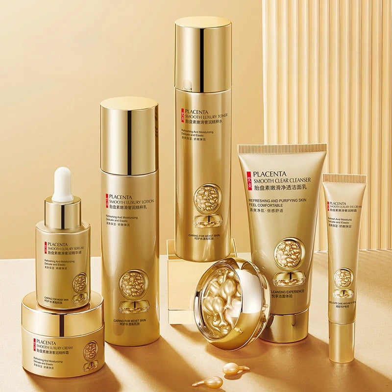 Placenta Nourishing 7-Piece Facial Skincare Set - 3