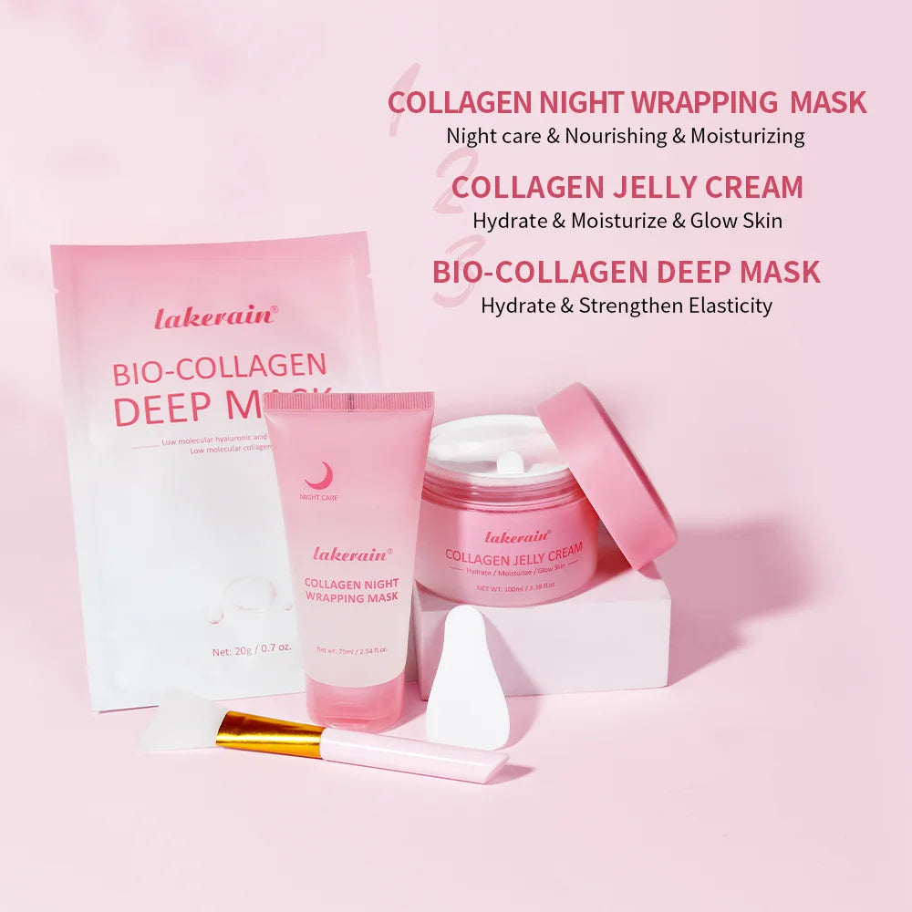 Collagen Face Skincare Set for Radiant and Hydrated Skin