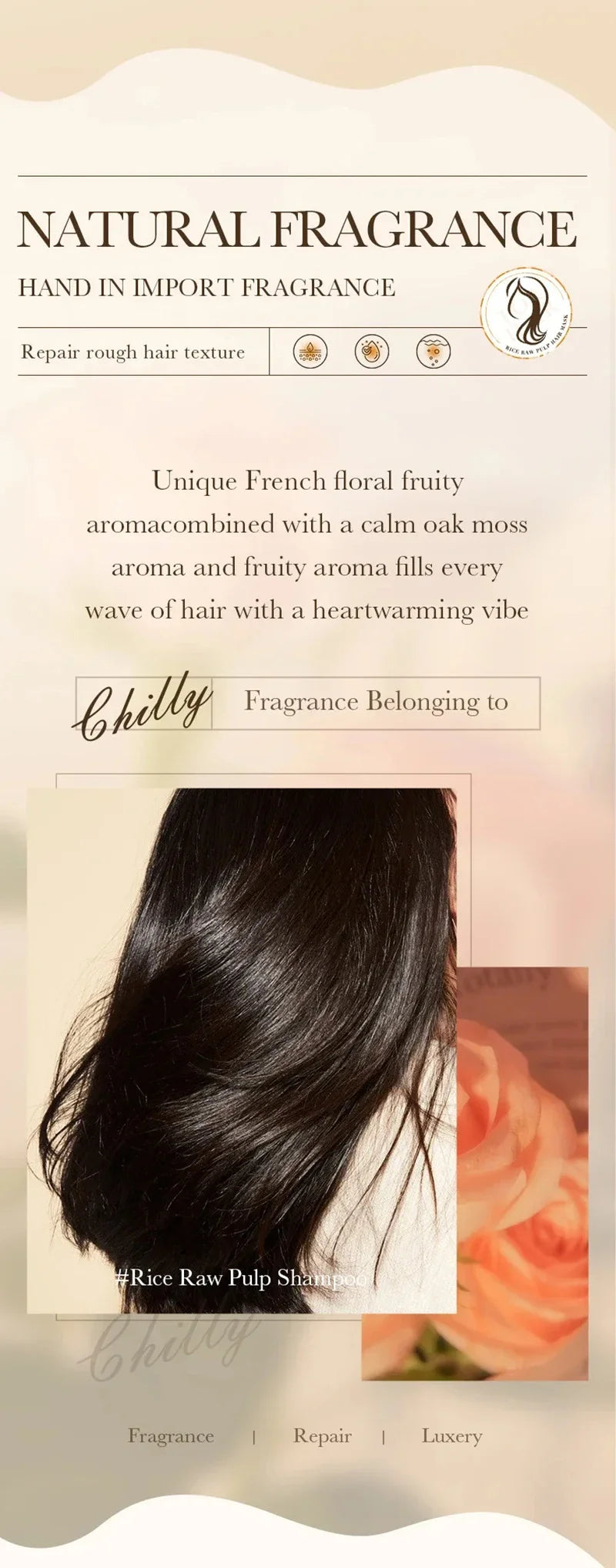 Deep Repairing Rice Hair Mask for Damaged Hair