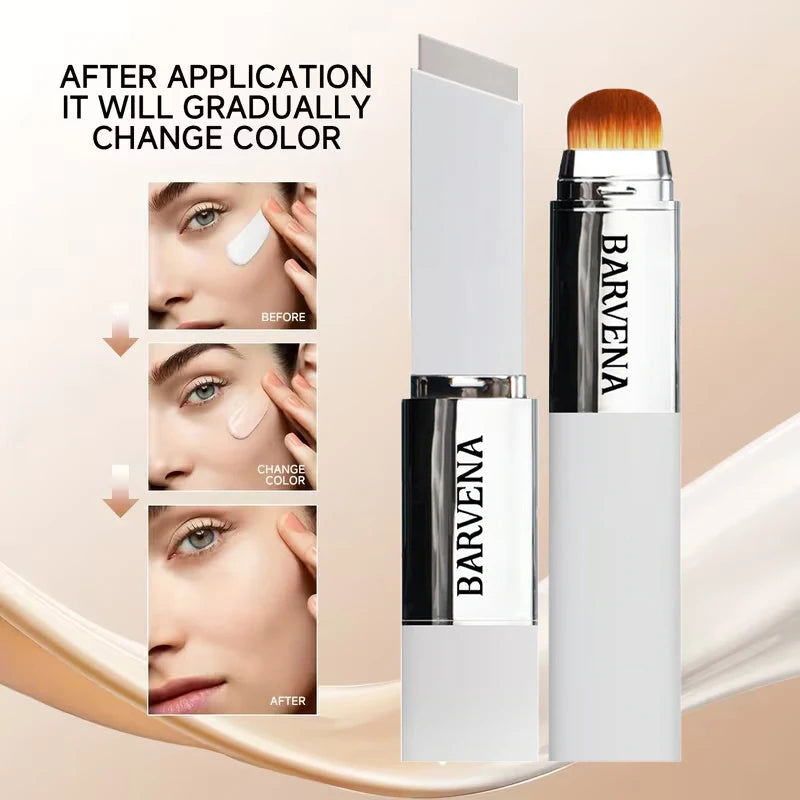 Color-Changing Foundation Stick with Built-in Brush