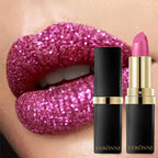 Metallic Pearl Finish Long-Lasting Lipstick